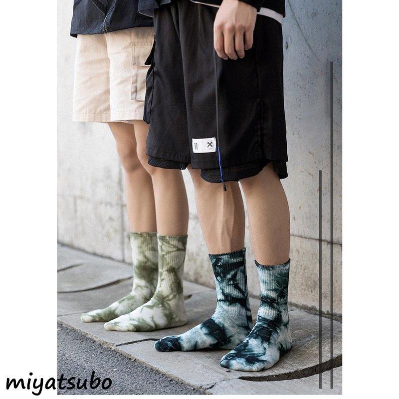 タイダイ 靴下 ソックス メンズ レディース 5足組 セット タイダイ染め スポーツソックス 男女兼用 おしゃれ 父の日 21 Nz1 スーパーみやつぼ 通販 Yahoo ショッピング