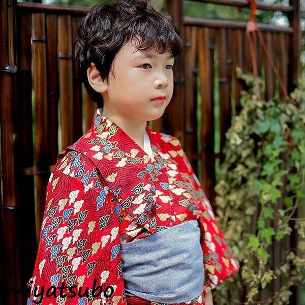 直営ストア 子供浴衣 浴衣セット キッズ浴衣 帯 男の子 和装 和服 子供 キッズ かわいい おしゃれ 夏祭り お祭り おまつり Doulabrasil Com Br