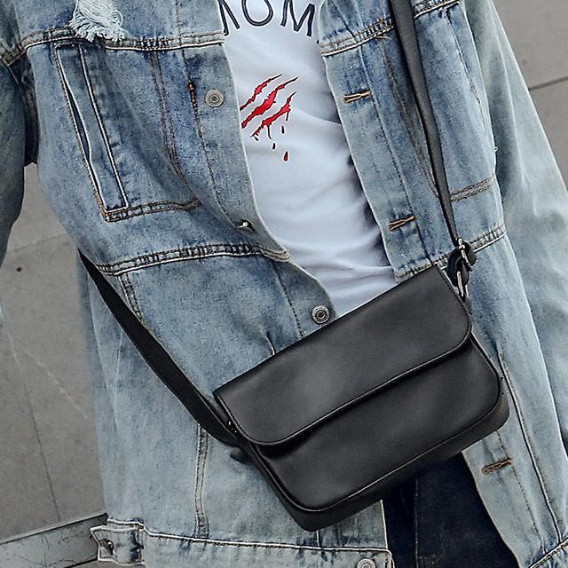 ショルダーバッグ メンズ 3色 斜め掛け 合成皮革 おしゃれ 小さい