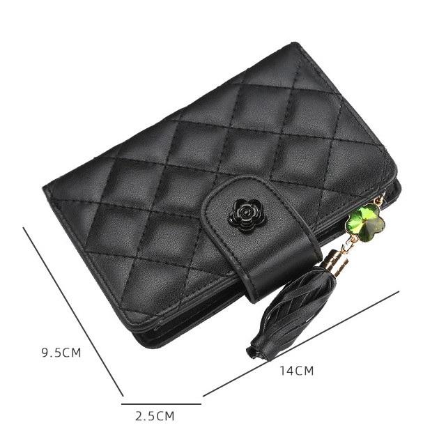 ブラック二つ折り財布 ゴールド金具付き GUCCI グッチ ジャッキー Wホック 二つ折り長財布 レザー