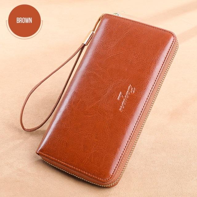 財布 レディース 長財布 革 5色 ラウンドファスナー カード収納多い