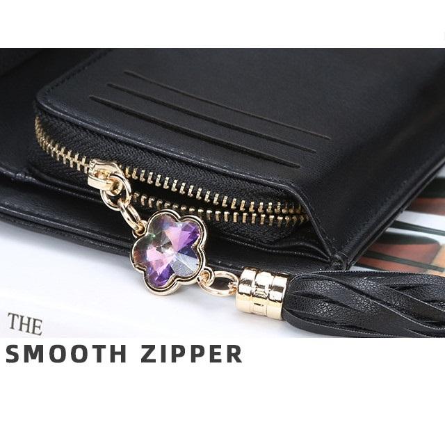 レディース 財布 二つ折り財布 5色 ゴールド ワインレッド ブラック