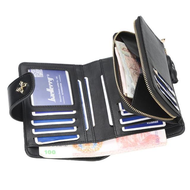 レディース 財布 二つ折り財布 5色 ゴールド ワインレッド ブラック