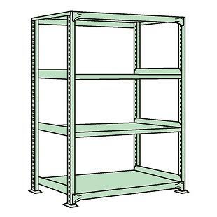 軽中量棚ND型(150kg/段・単体・H1800mm・4段 軽中量棚ND型(150kg/段・単体・H1800mm・4段