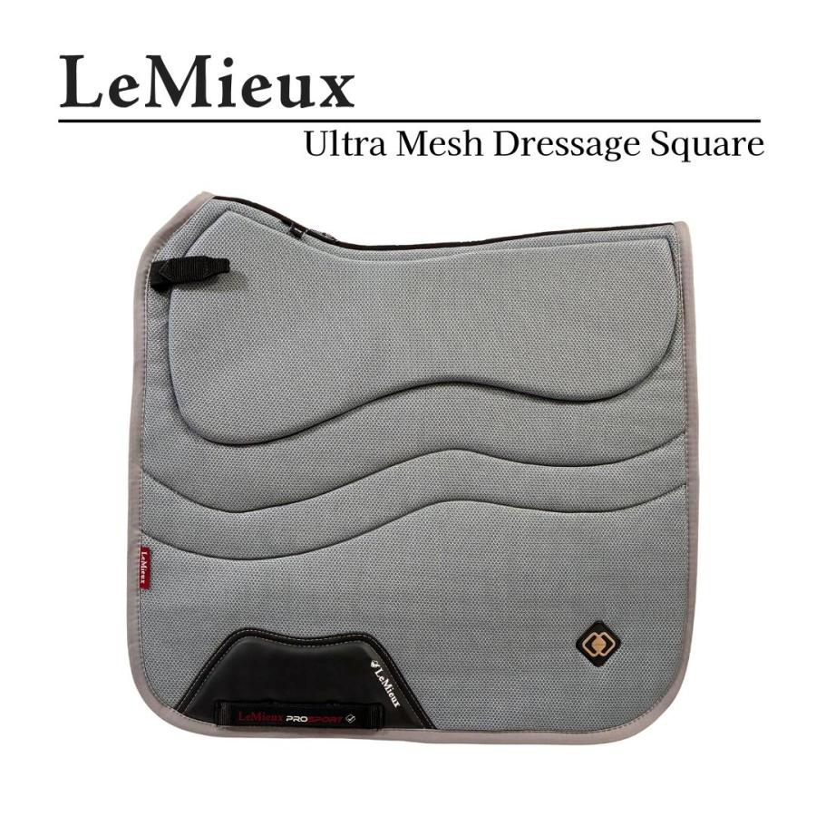 Lemieux　乗馬ゼッケン　ウルトラメッシュ　馬場　乗馬用品　グレー　馬術 LeMieux 馬場用サドルパッド ウルトラメッシュ 3Dメッシュ 乗馬
