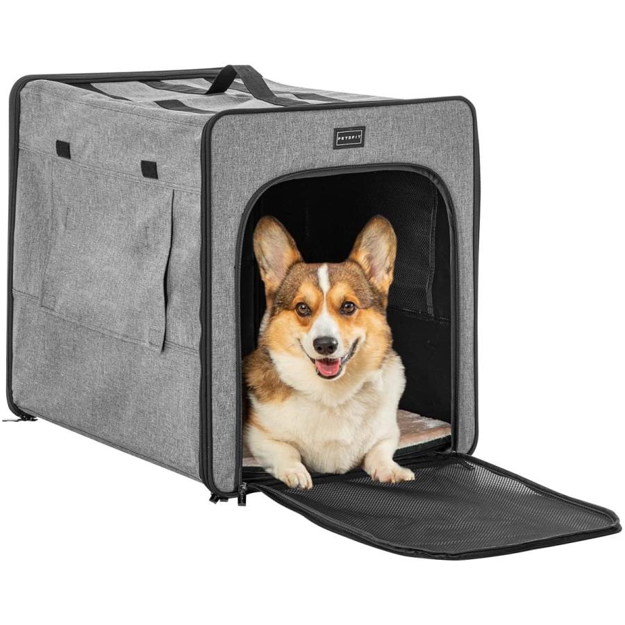 クリアランス廉価 Petsfit ペットケージ ポータブルケージ ソフトクレート ペットハウス 折り畳み式 持ち手付き 軽量 コンパクト 中小型犬 猫 屋内屋外 旅行外 日本売上 Ssl Daikyogo Or Jp