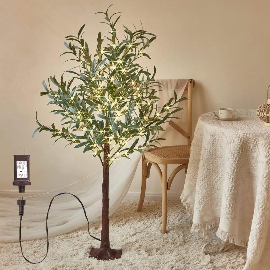 Hairui オリーブ Led イルミネーション ツリー Ledライト クリスマス 結婚式 1cm フェイクグリーン 観葉植物 ストリングライト その他 最高級 Ahmedmostafa Us