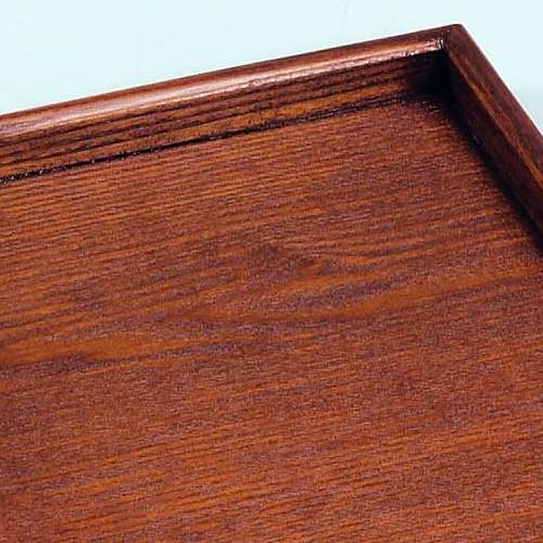 みよし漆器本舗 トレー お盆 天然木製 30cm 正方形 尺寸 長角膳 漆塗り