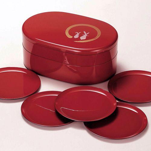 和食器、お弁当箱　重箱　２段　漆塗り みよし漆器本舗 重箱 2段 天然木製 漆塗り 7寸 二段 木目 仕切り付き