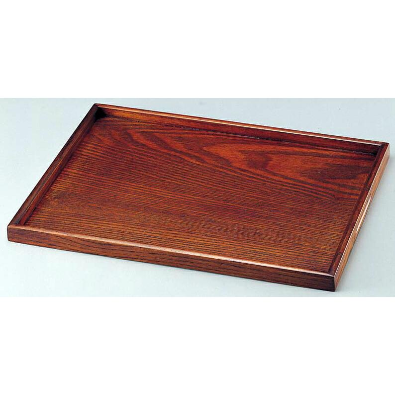 ✅ 新品 未使用 木製お盆 漆器 天然木 トレー 和風 来客用 美しい木目 ✅ みよし漆器本舗 天然木製 お盆 トレー 尺2寸 37cm 長角膳 漆塗り