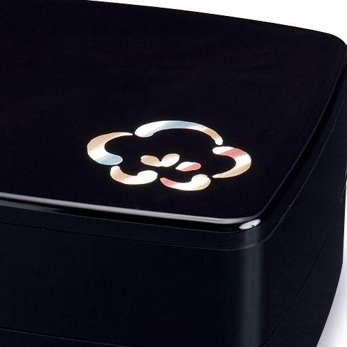 みよし漆器本舗 紀州塗り 6.5寸 二段 重箱 梅 運動会 大型 弁当箱