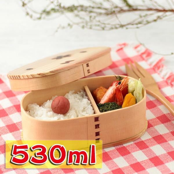 髷ワッパ　花見弁当箱 みよし漆器本舗 15％OFF お弁当箱 曲げわっぱ 小判 弁当箱 桜 白木