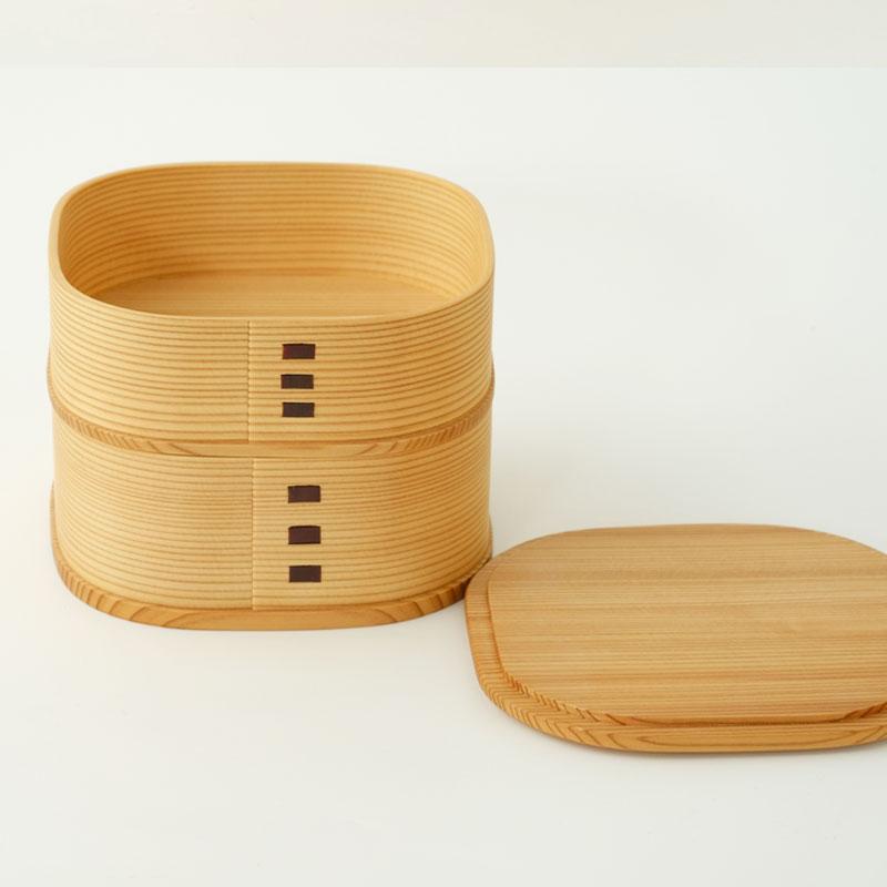 みよし漆器本舗 お弁当箱 大館工芸社 曲げわっぱ くつわ 弁当箱 秋田杉