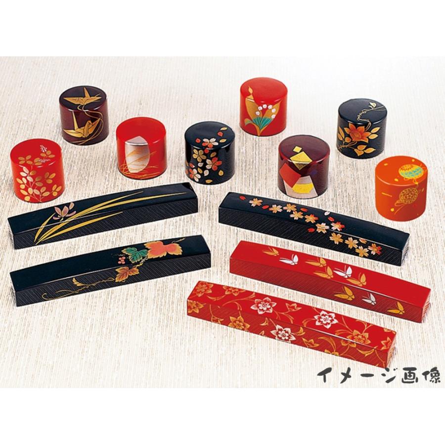 みよし漆器本舗 紀州塗り 丸 文鎮 朱 月 おしゃれ ペーパーウェイト 文