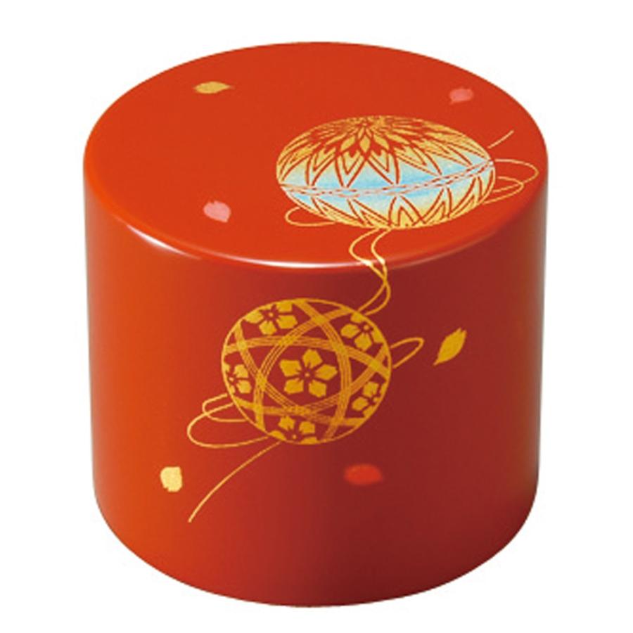 みよし漆器本舗 紀州塗り 丸 文鎮 朱 手まり唄 おしゃれ 文具 ぶんちん