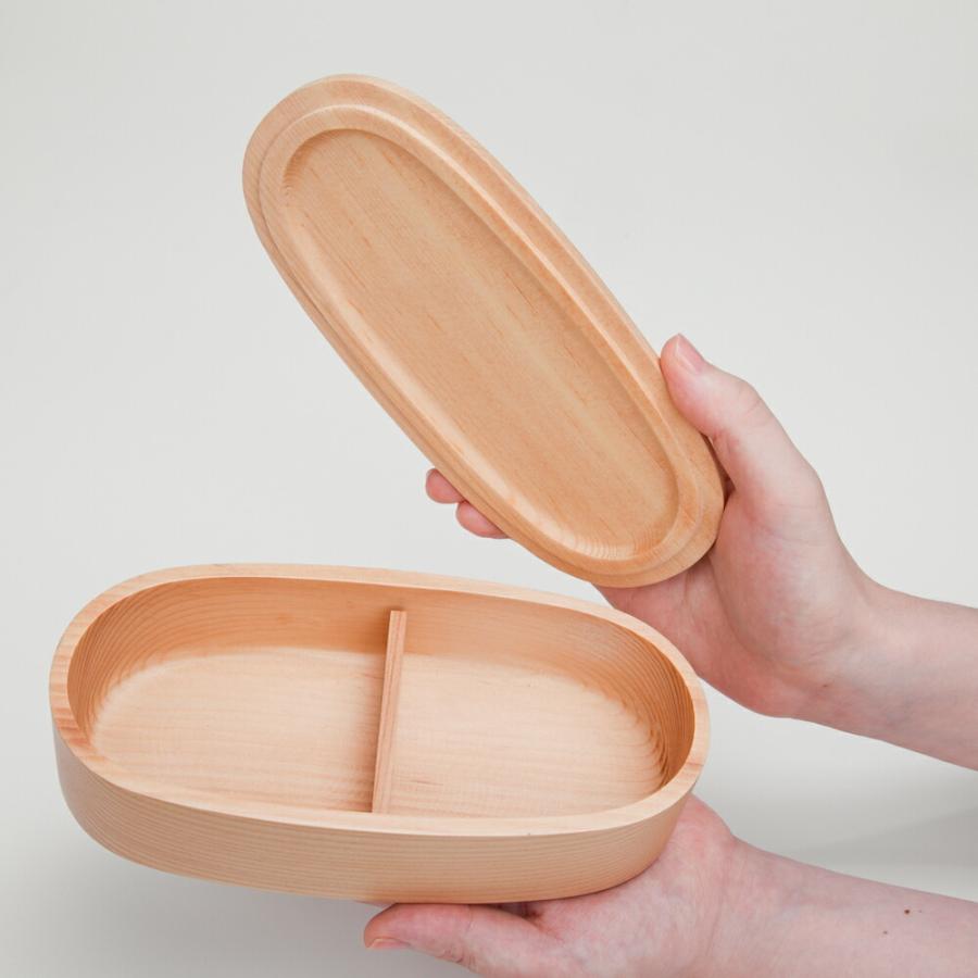 みよし漆器本舗 20%OFF お弁当箱 子供 400ml 一段 ブナの木 くりぬき