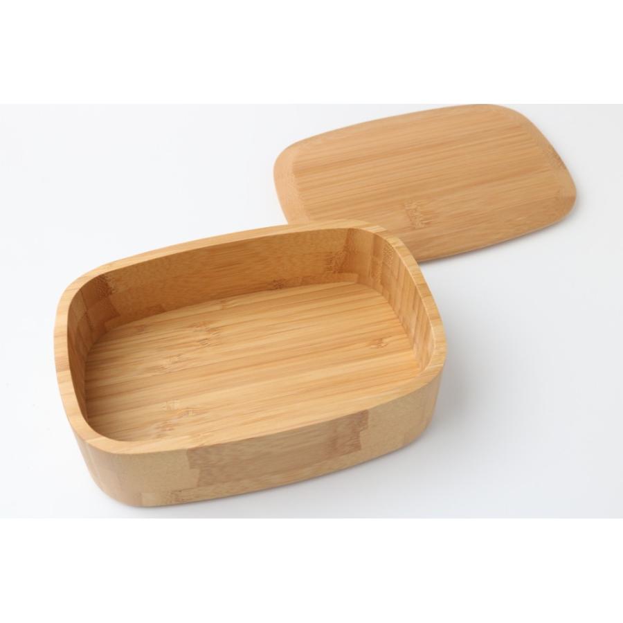 みよし漆器本舗 竹製 くつわ型 弁当箱 お弁当箱 ナノガラスコート 食洗