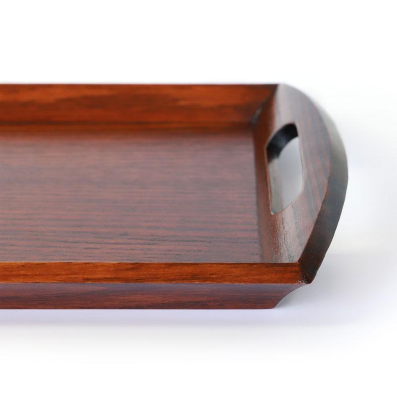 みよし漆器本舗 50%OFF お盆 小長盆 コーヒートレー 天然木製 小盆 約