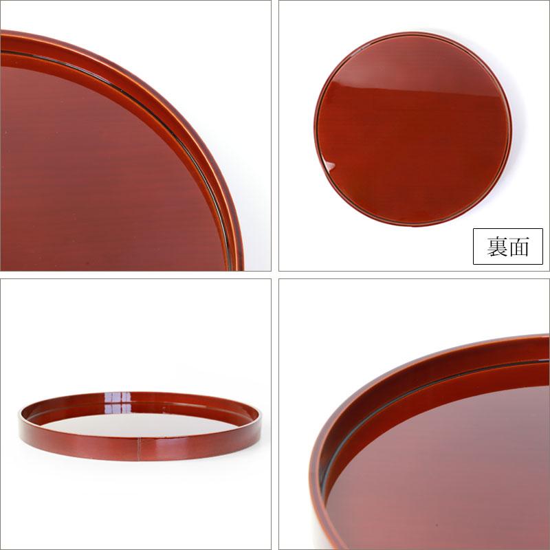 半月盆　春慶塗　十牛図 飛騨春慶塗 半月盆 岩本漆器店 5客セット - 生活骨董と古布の