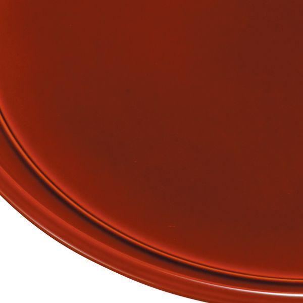 みよし漆器本舗 紀州塗り 7寸 21cm 丸盆 両面春慶塗 お盆 トレー