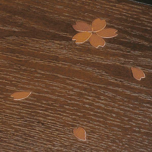 みよし漆器本舗 紀州塗り 尺7寸 長手盆 桜 お盆 トレー トレイ おぼん