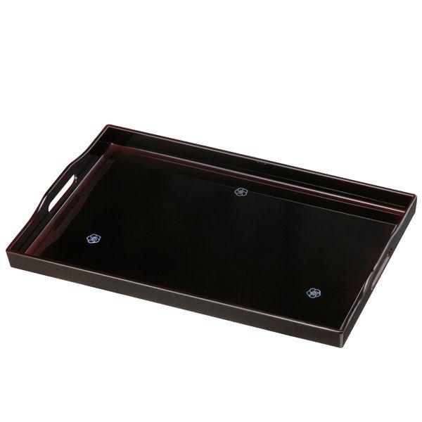 漆器 丸盆 お盆 トレー マット 金縁 漆器 丸盆 お盆 トレー マット