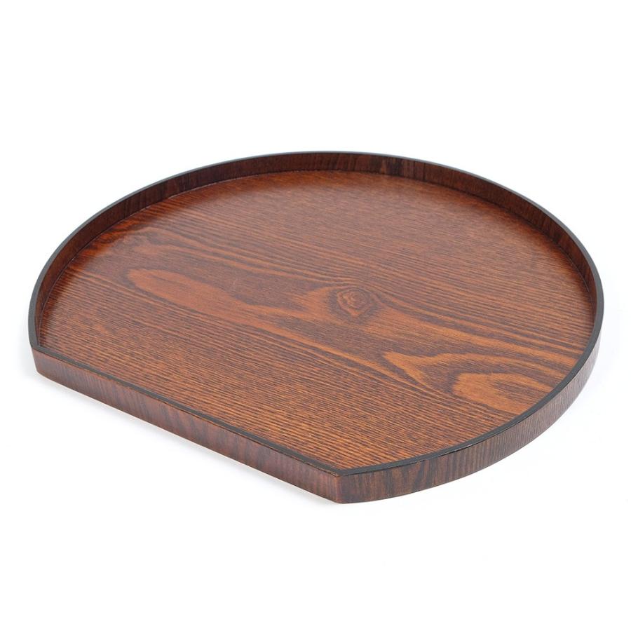 美術品・アンティーク・コレクション 【山中漆器 尺2サイズ 半月膳×5客
