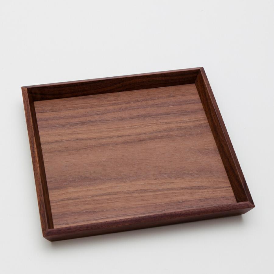 みよし漆器本舗 【2点5%OFFクーポン有】 天然木製 ウォールナット 小角