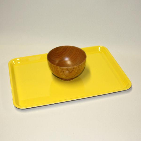 みよし漆器本舗 食洗機対応 お盆 トレー紀州塗り 尺1寸 長角