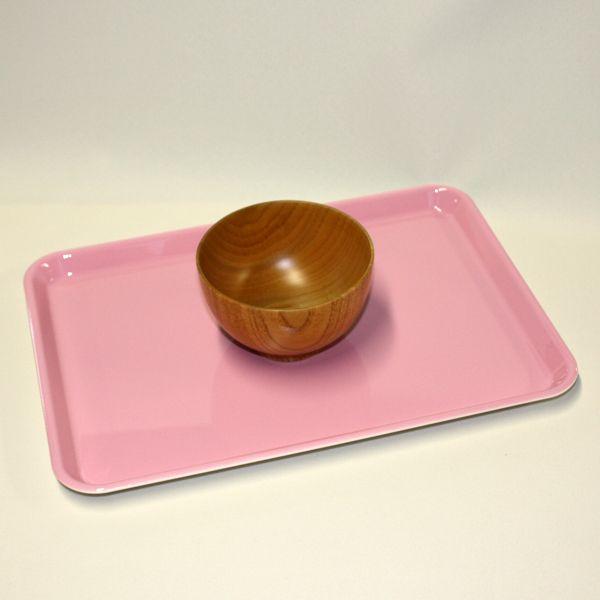 みよし漆器本舗 食洗機対応 お盆 トレー紀州塗り 尺1寸 長角