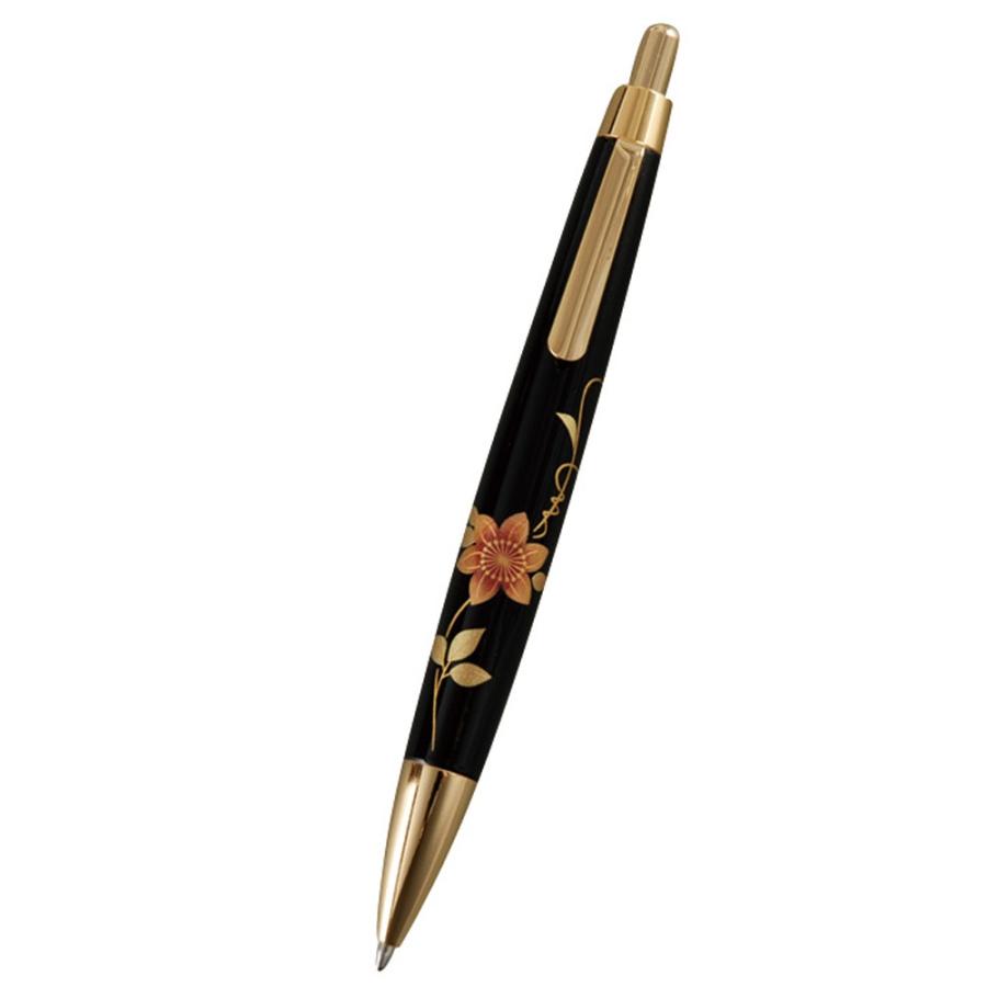 みよし漆器本舗 送料無料 紀州塗り 木製ボールペン 蒔絵 鉄仙 日本製