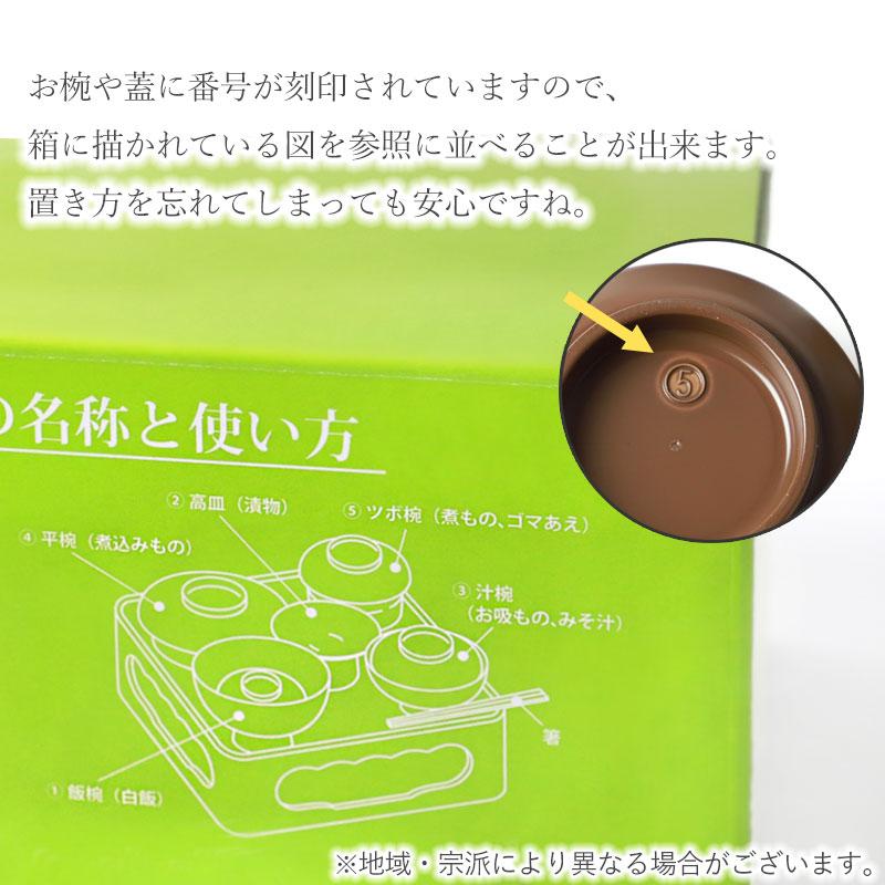 みよし漆器本舗 紀州塗り 仏膳セット お仏壇用 日本製 5寸 15cm 低型