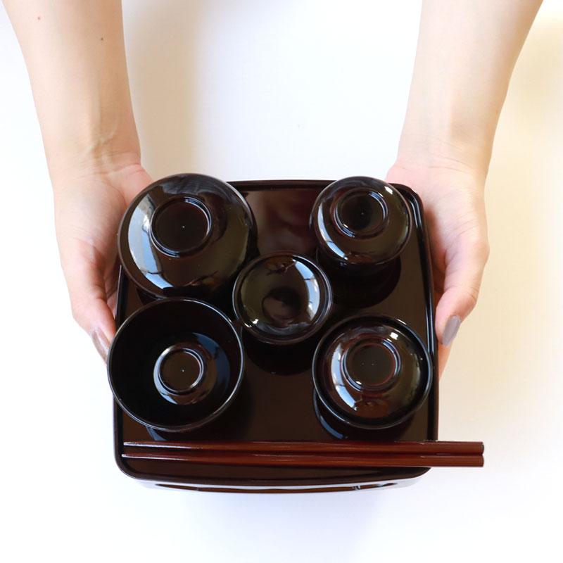 みよし漆器本舗 紀州塗り 仏膳セット お仏壇用 日本製 5.5寸 みよし漆器本舗 紀州塗り 仏膳セット お仏壇用 日本製 5.5寸