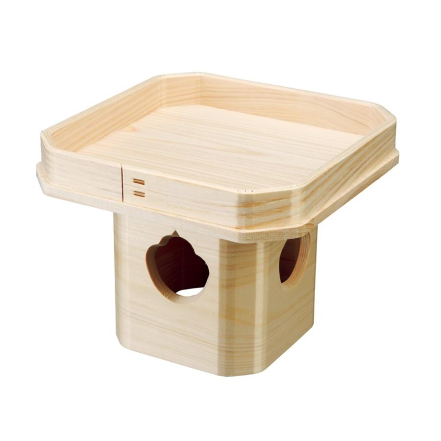 みよし漆器本舗 【クーポン有】 三方 8寸 24cm 白木 木製 日本製 国産