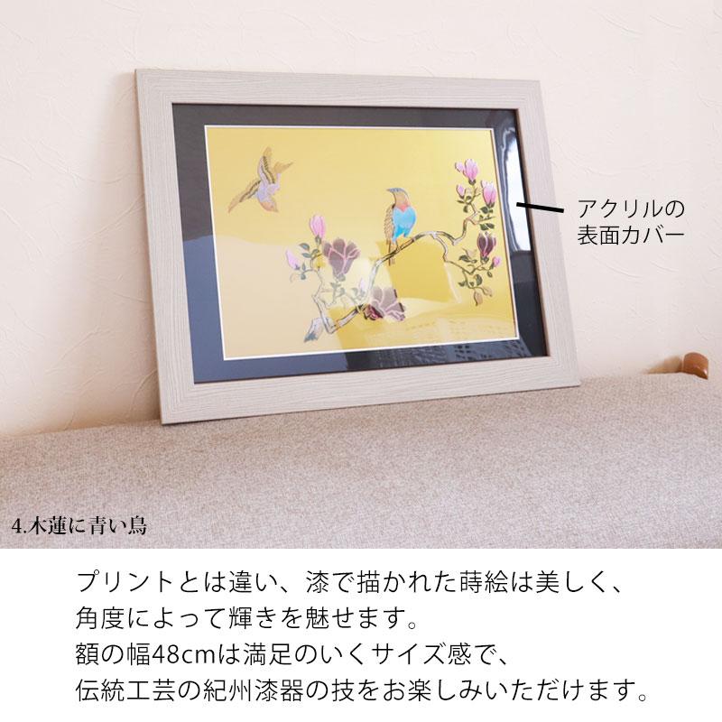 絵画 浮世絵 額縁 付き 48cm インテリア 日本画 葛飾北斎 富嶽三十六景 凱風快晴 神奈川沖浪裏 紀州塗り 名画 壁掛け 富士山 縁起物 プレゼント 海外 日本製｜miyoshi-ya｜08