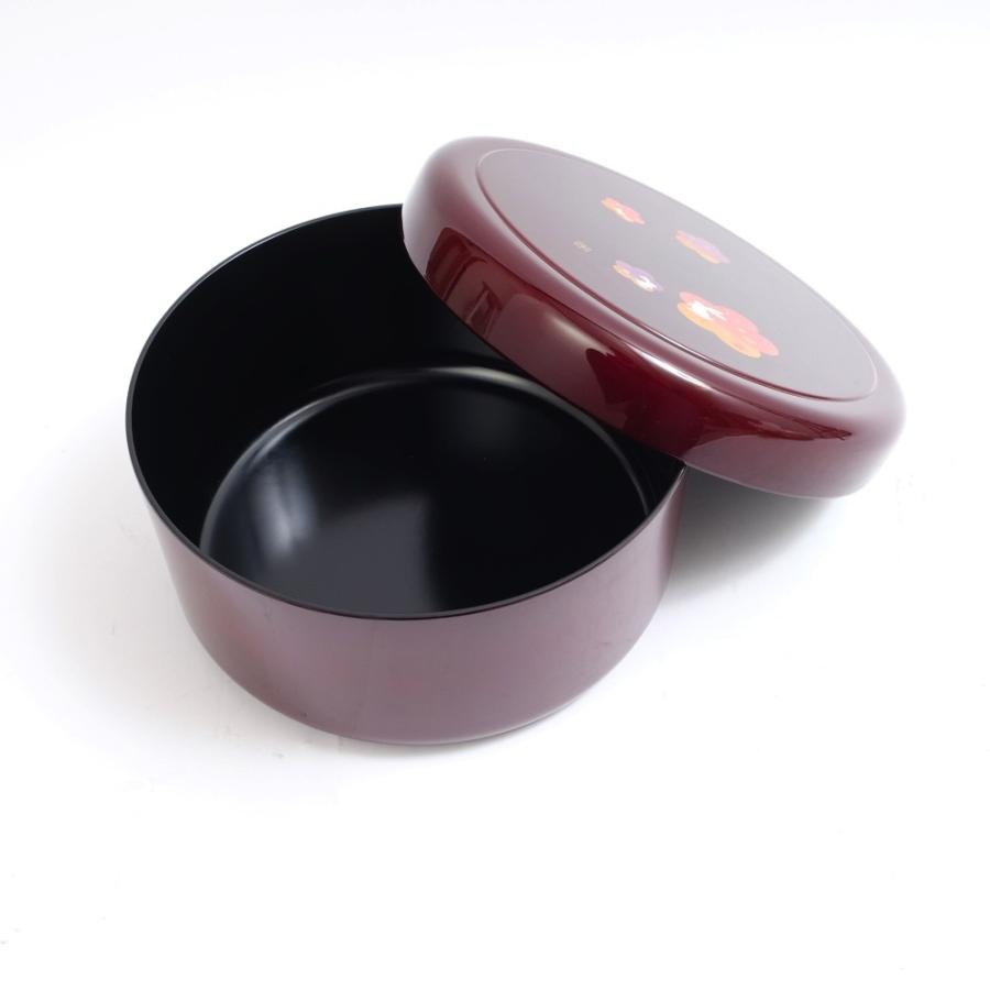 みよし漆器本舗 紀州塗り 8.5寸 小茶櫃 茶びつ 溜 宴うさぎ 26cm 日本