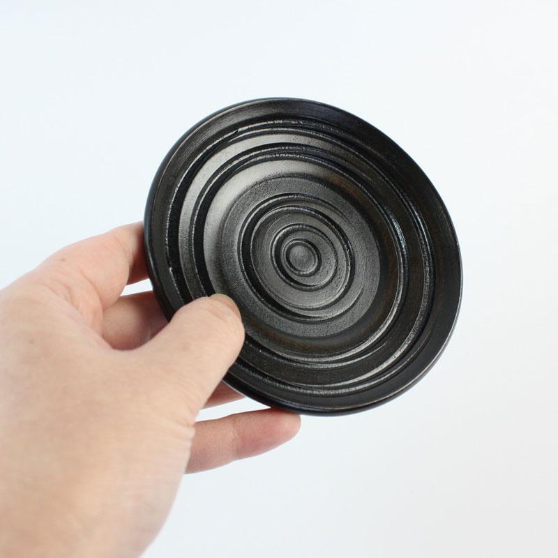 みよし漆器本舗 茶托 天然木製 11.6cm 漆器 漆塗り 4寸 茶たく みよし漆器本舗 茶托 天然木製 11.6cm 漆器 漆塗り 4寸 茶たく