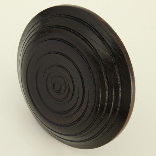 みよし漆器本舗 天然木製 4.2寸 茶托 古代乱筋 漆塗り : 曲げわっぱと