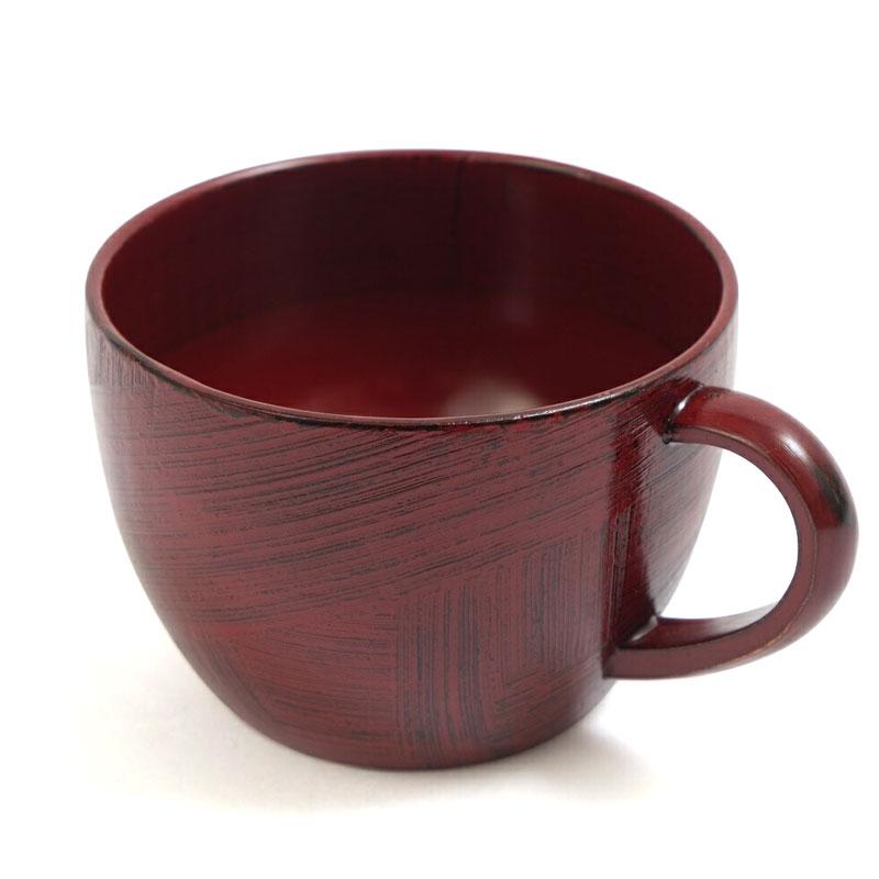 みよし漆器本舗 天然木製 マグカップ 大和型 ティーカップ コーヒー