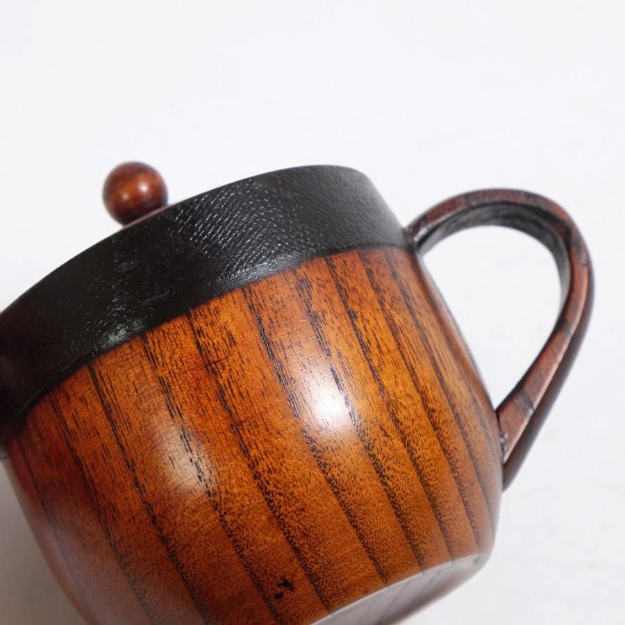 みよし漆器本舗 急須 天然木製 おしゃれ きゅうす 割れない 渕布張 漆