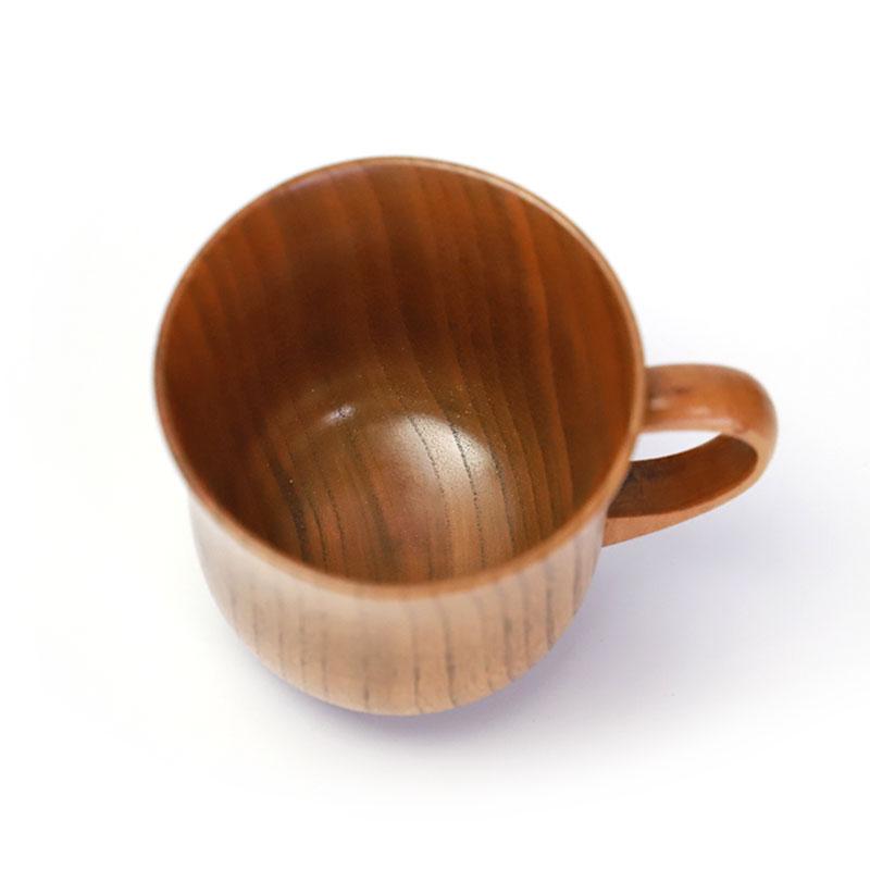 みよし漆器本舗 彫刻名入れ 天然木製 マグカップ 名入れ 単品 木製 
