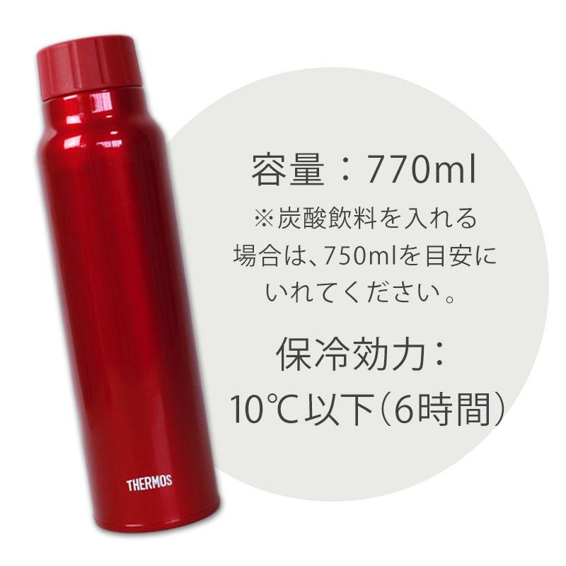 サーモス THERMOS 炭酸対応 水筒 保冷炭酸飲料ボトル 750ml FJK-750 0.75L 正規品 炭酸OK 保冷 ステンレスボトル 軽量 10％OFF｜miyoshi-ya｜08