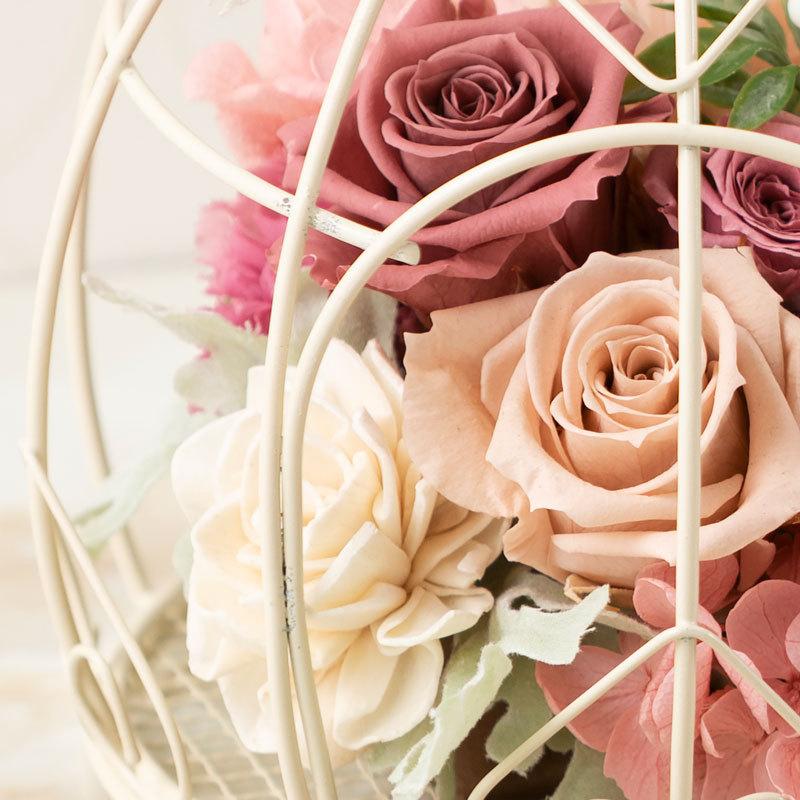 プリザーブドフラワー 母の日 ギフト アレンジメント お花 大人可愛い