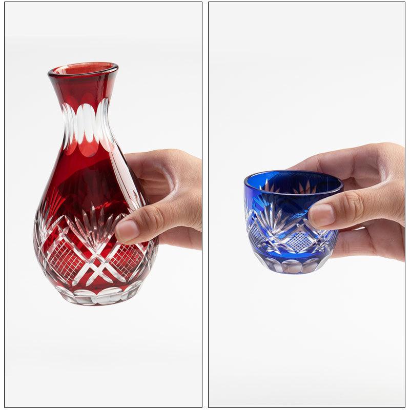 みよし漆器本舗 クーポン有 切子 徳利 おちょこ セット 日本酒セット