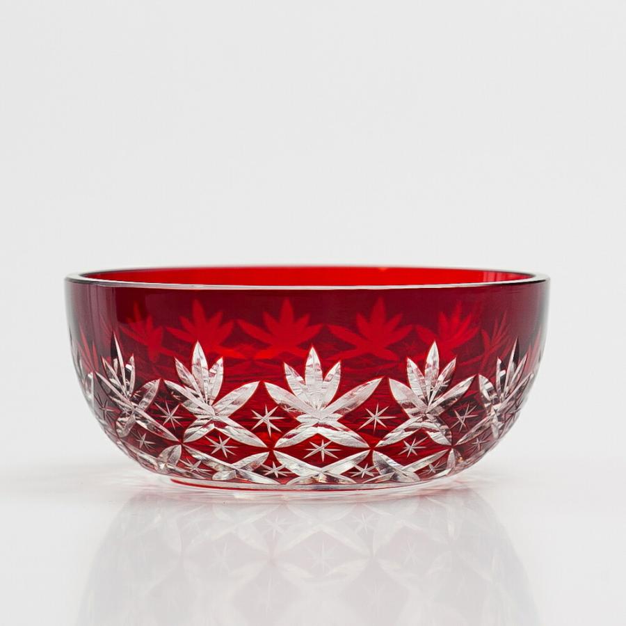 みよし漆器本舗 切子 小鉢皿 ガラス おしゃれ 皿 器 うつわ デザート皿