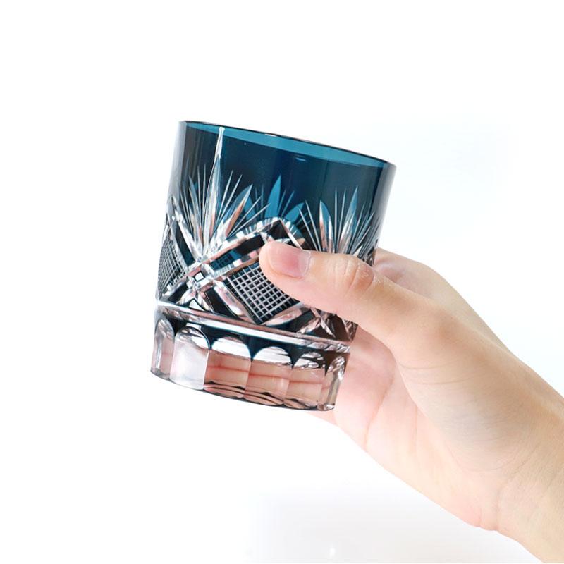 みよし漆器本舗 【クーポン有】 切子 グラス 切子オールド 280ml 単品
