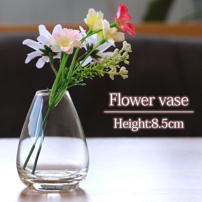 みよし漆器本舗 一輪挿し フラワーベース 花瓶 おしゃれ ガラス 小さい