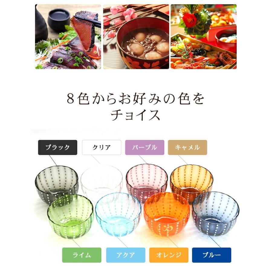 みよし漆器本舗 デザートボウル ガラス 水玉 ポルカ かき氷 カップ