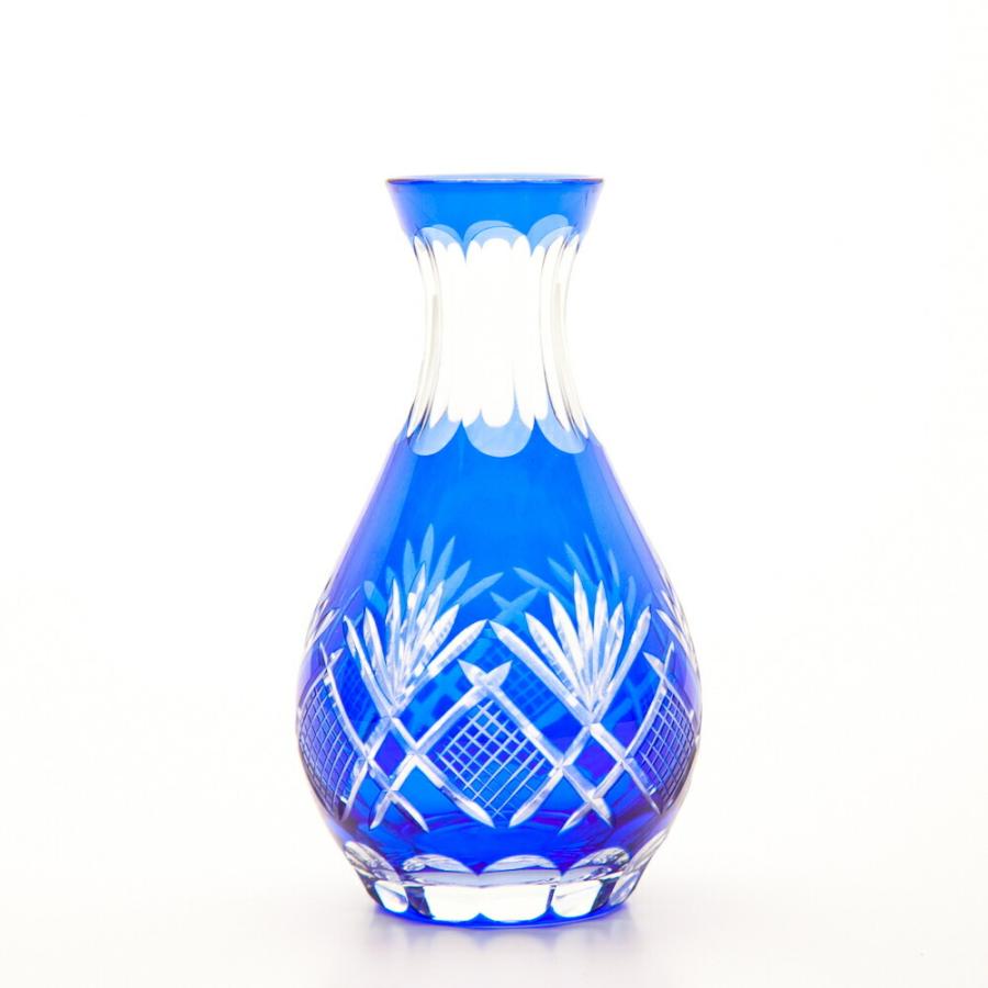 みよし漆器本舗 切子 徳利 ガラス 日本酒 冷酒 お酒 酒器 松剣 290cc