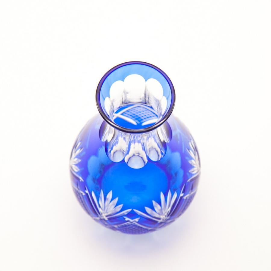 みよし漆器本舗 切子 徳利 ガラス 日本酒 冷酒 お酒 酒器 松剣 290cc